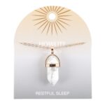 HOWLITE CRYSTAL PENDANT NECKLACE - Image 2