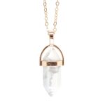 HOWLITE CRYSTAL PENDANT NECKLACE - Image 3