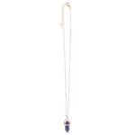 LAPIS LAZULI CRYSTAL PENDANT NECKLACE - Image 4