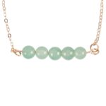 AVENTURINE CRYSTAL BEADED CHAIN BRACELET - Image 3