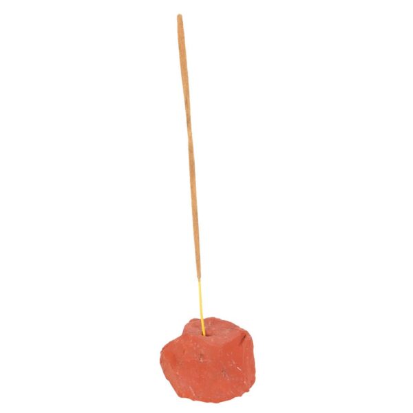 RED JASPER CRYSTAL INCENSE STICK HOLDER - Image 1