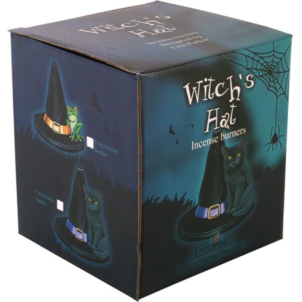 WITCH HAT WITH CAT INCENSE CONE HOLDER - Image 2