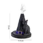WITCH HAT WITH CAT INCENSE CONE HOLDER - Image 3