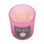 CROWN CHAKRA BLACKBERRY CRYSTAL CHIP CANDLE