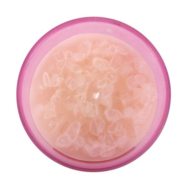 CROWN CHAKRA BLACKBERRY CRYSTAL CHIP CANDLE - Image 2