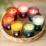 CROWN CHAKRA BLACKBERRY CRYSTAL CHIP CANDLE - Image 4