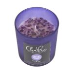 THIRD EYE CHAKRA LAVENDER CRYSTAL CHIP CANDLE