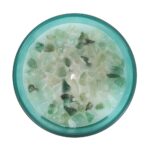 HEART CHAKRA MINT CRYSTAL CHIP CANDLE - Image 2