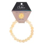 SOLAR PLEXUS CHAKRA YELLOW JADE GEMSTONE BRACELET - Image 3