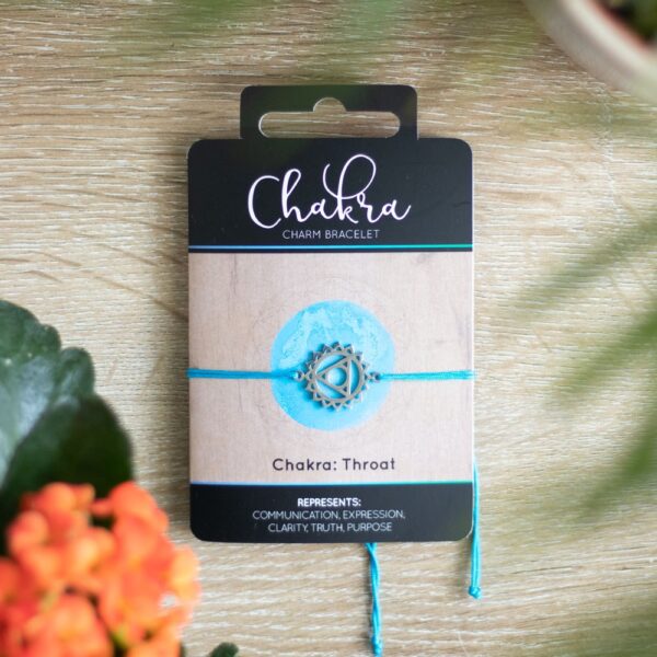 THROAT CHAKRA CHARM BRACELET - Image 1