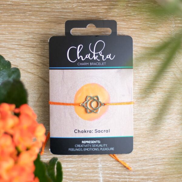 SACRAL CHAKRA CHARM BRACELET - Image 1