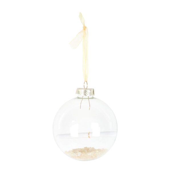 CITRINE MANIFESTATION GLASS CHRISTMAS BAUBLE KIT - Image 2