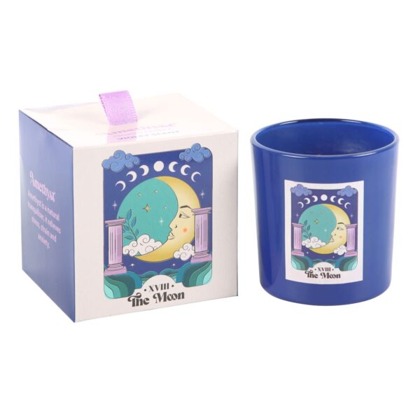 THE MOON AMETHYST CRYSTAL CHIP CANDLE - Image 2