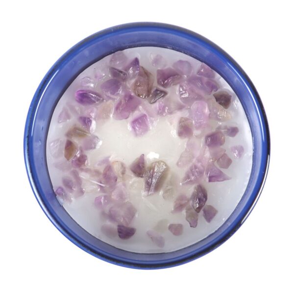 THE MOON AMETHYST CRYSTAL CHIP CANDLE - Image 4