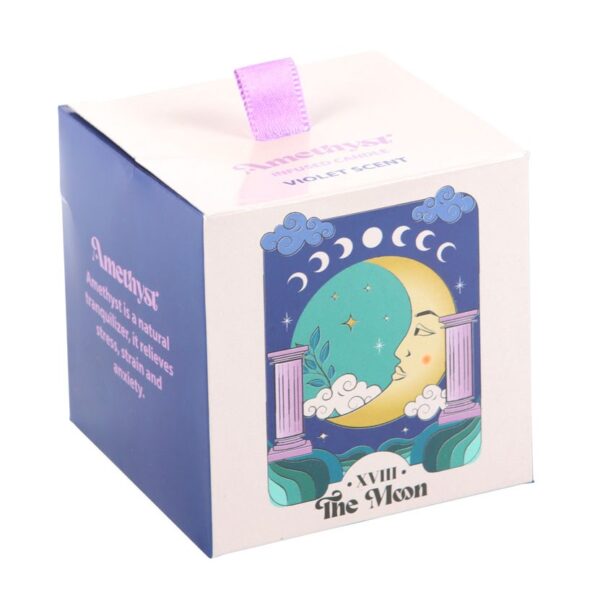 THE MOON AMETHYST CRYSTAL CHIP CANDLE - Image 5