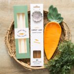 SET OF 3 CARROT PATCH DAISY TAPER CANDLES - Image 6