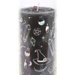 CRYSTAL WITCH JASMINE TUBE CANDLE WITH AMETHYST CHIPS - Image 4