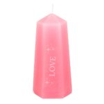 LOVE CRYSTAL CANDLE WITH ROUGH ROSE QUARTZ - Image 3