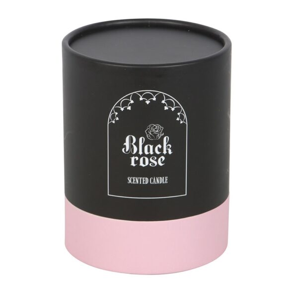 BLACK ROSE CANDLE WITH 3D ROSES - Image 4