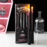 SET OF 4 PINK VAMPIRE TEARS TAPER CANDLES