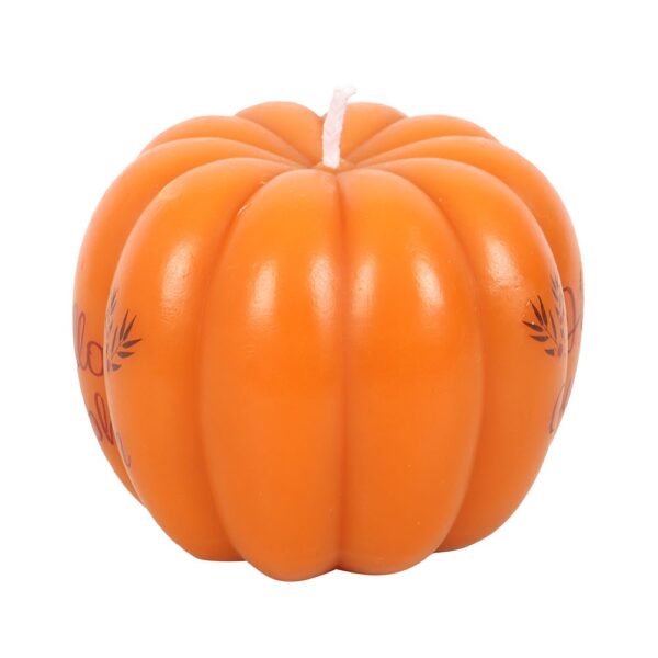 HELLO PUMPKIN SHAPED CANDLE - Image 3