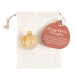 PUMPKIN SHAPED ORANGE CALCITE CRYSTAL