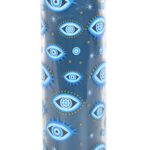 ALL SEEING EYE PRINT WHITE ROSE TUBE CANDLE - Image 3