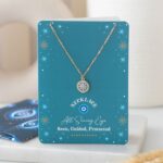 ALL SEEING EYE NECKLACE ON GREETING CARD - Image 3