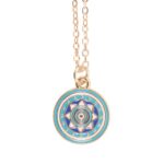 ALL SEEING EYE NECKLACE ON GREETING CARD