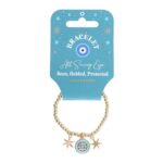 ALL SEEING EYE BEADED CHARM BRACELET - Image 2