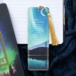 ETHEREAL GREEN AVENTURINE BOOKMARK WITH TASSEL - Image 2