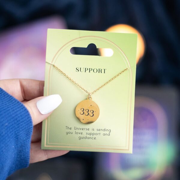 333 ANGEL NUMBER SUPPORT NECKLACE - Image 1