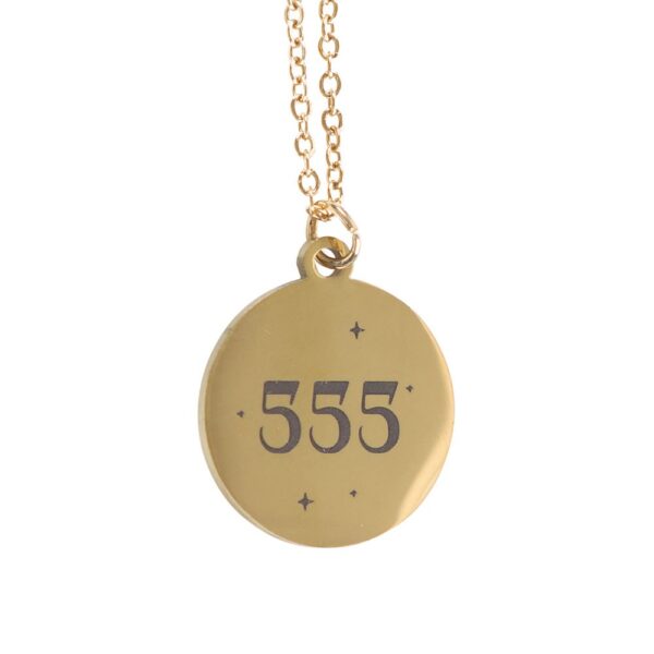 555 ANGEL NUMBER CHANGE NECKLACE - Image 4