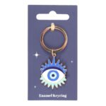 ALL SEEING EYE METAL KEYRING - Image 2