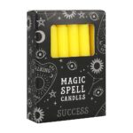 PACK OF 12 YELLOW 'SUCCESS' SPELL CANDLES - Image 2