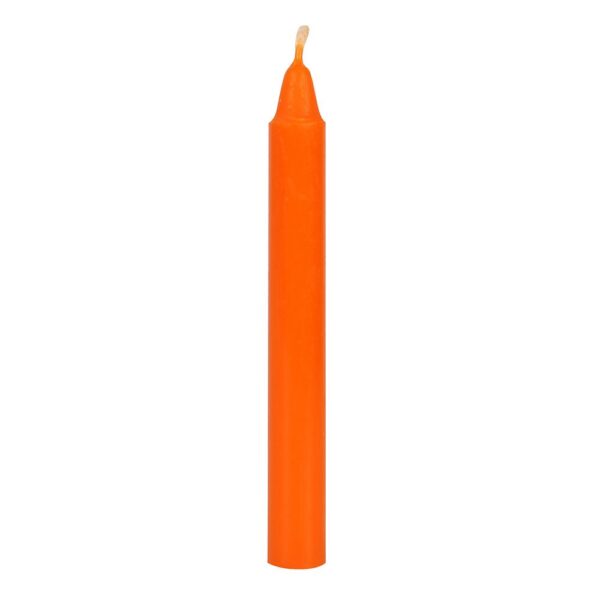 PACK OF 12 ORANGE 'CONFIDENCE' SPELL CANDLES - Image 4