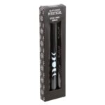 SET OF 3 BLACK MAGIC MYSTICAL TAPER CANDLES