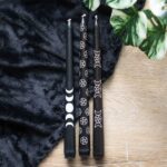SET OF 3 BLACK MAGIC MYSTICAL TAPER CANDLES - Image 4