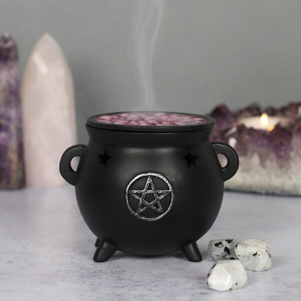 PENTAGRAM CAULDRON INCENSE CONE HOLDER - Image 4