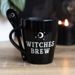 WITCHES BREW MUG AND SPOON SET