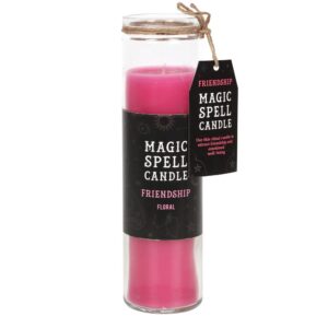FLORAL 'FRIENDSHIP' SPELL TUBE CANDLE