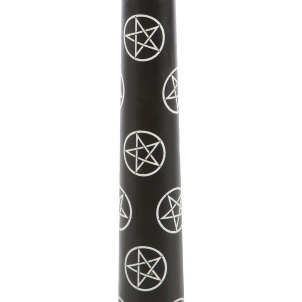 SET OF 3 BLACK MAGIC PENTAGRAM TAPER CANDLES - Image 4