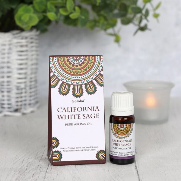 GOLOKA 10ML CALIFORNIA WHITE SAGE FRAGRANCE OIL - Image 1