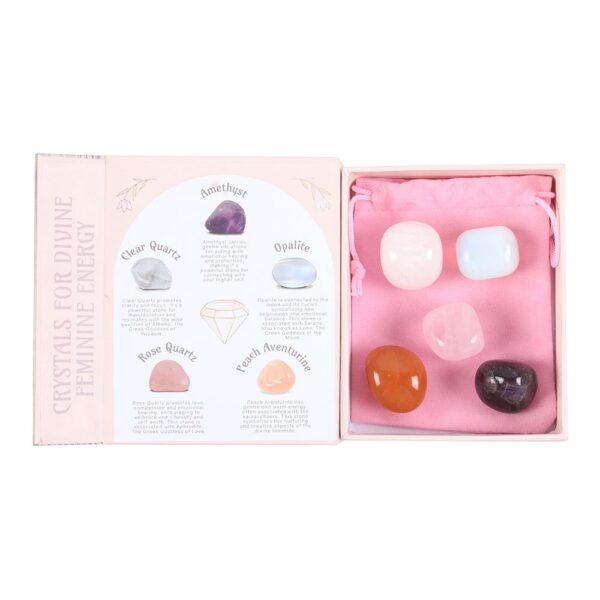 SET OF 5 CRYSTALS FOR DIVINE FEMININE ENERGY - Image 2