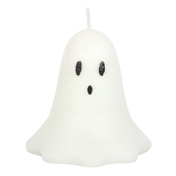 10CM UNSCENTED GHOST CANDLE - Image 2