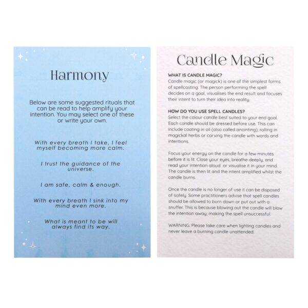 PACK OF 12 HARMONY SPELL CANDLES - Image 5