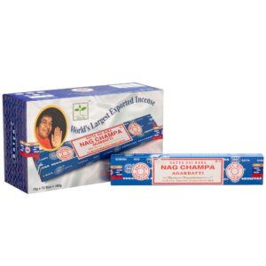 NAGCHAMPA INCENSE STICKS BY SATYA