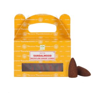 PACKETS OF SATYA SANDALWOOD BACKFLOW DHOOP CONES
