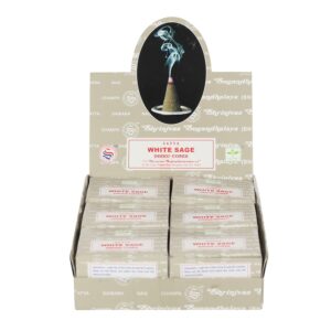 WHITE SAGE DHOOP CONES BY SATYA