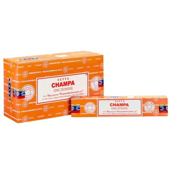 CHAMPA INCENSE STICKS BY SATYA - Image 1